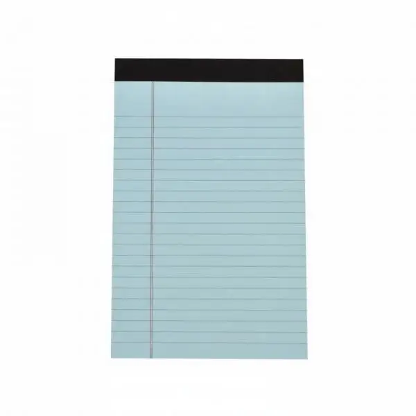 Lined A5 Writing Pad Wood Pulp Paper Smooth Surface for Classroom Notes and Meeting Minutes