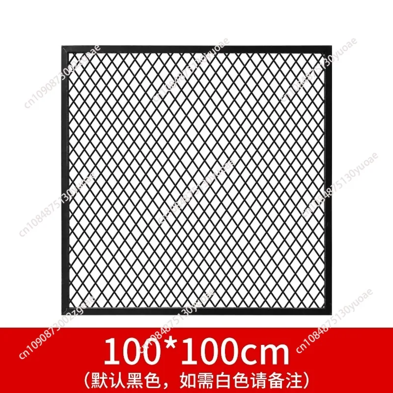 Wrought iron rhombus grid ceiling barbed wire mesh sheet metal mesh sheet screen partition background decorative wall