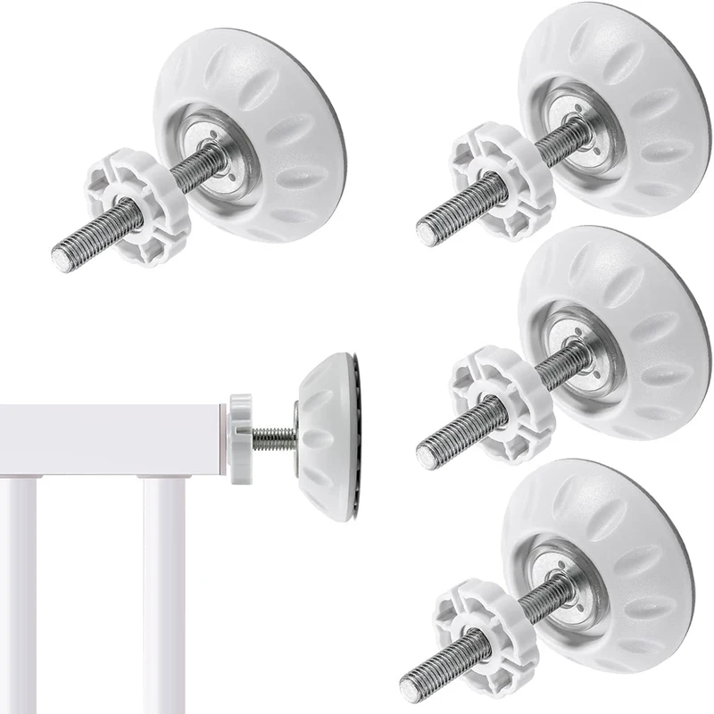 Дверные ворота для безопасности детей, забор для домашних животных, лестничная дверь, металлические высокопрочные запорные гайки для детей, запасные аксессуары