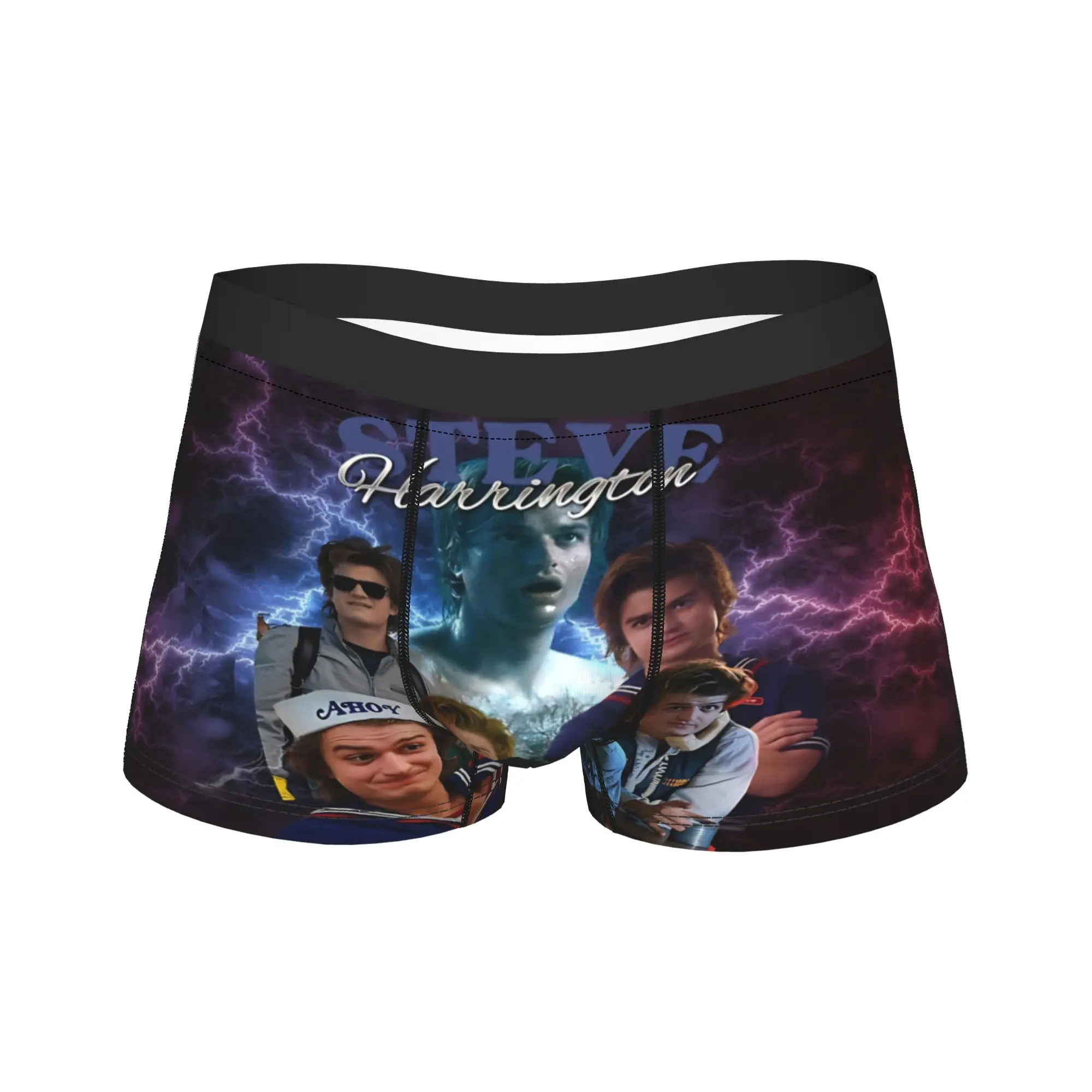 

steve harrington funny meme Shorts Briefs Underwear High Quality Male Breathable Boxershorts Customs Plus Size Panties