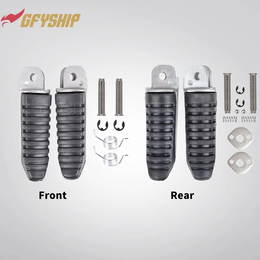 Motorcycle Front & Rear Footrests Foot pegs For Suzuki RF900 GSF400 GK75A GSX400 GSF1200 GSF600 GSXR1100 BANDIT 400 /1200 / 600