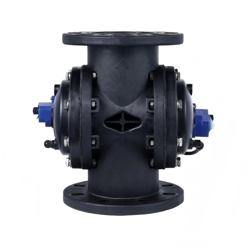 5 inch agricultural irrigation solenoid valve latch has a built-in remote flow sensor