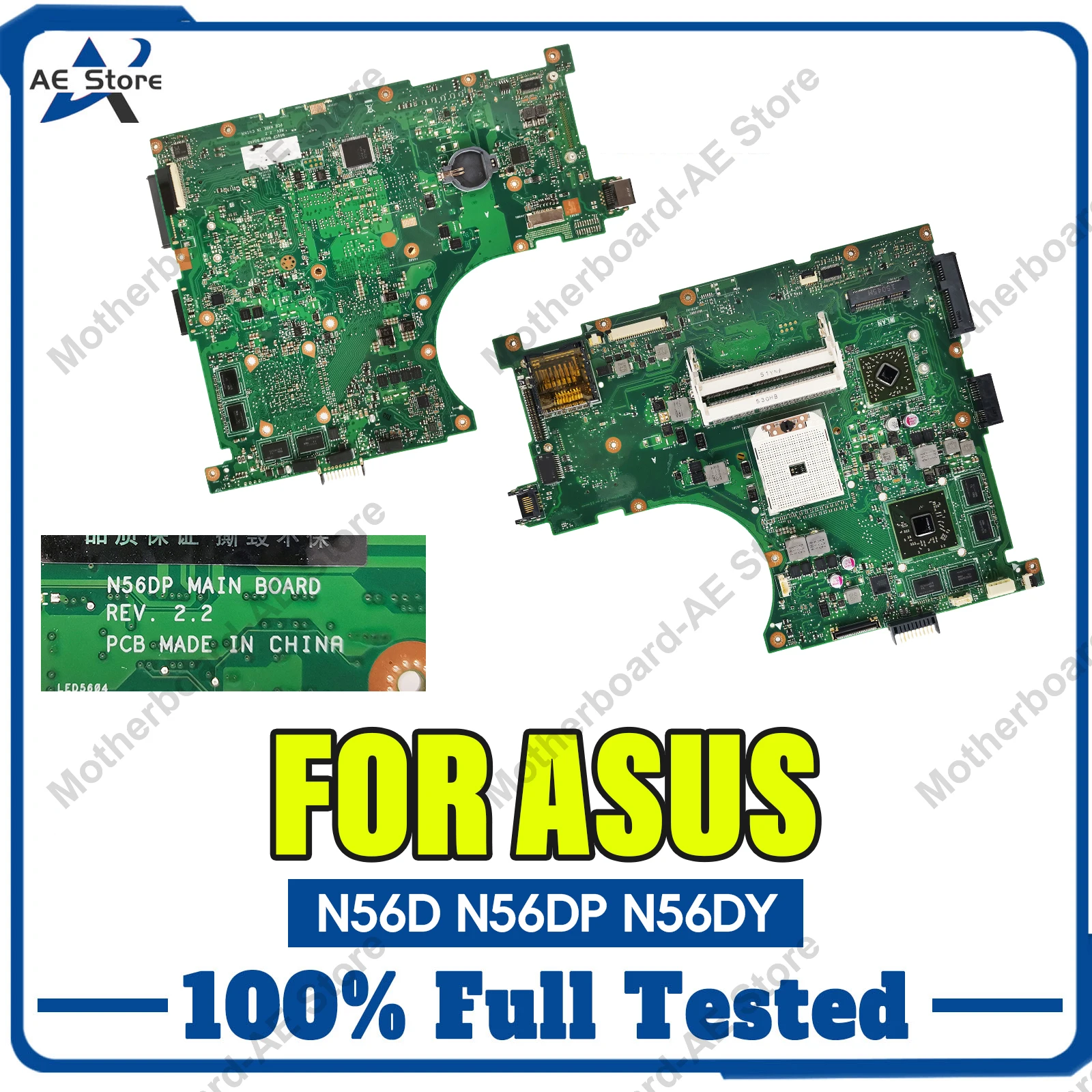 N56DY Notebook Mainboard For ASUS N56D N56DP N56DY Laptop Motherboard 100% tests OK fast shipping
