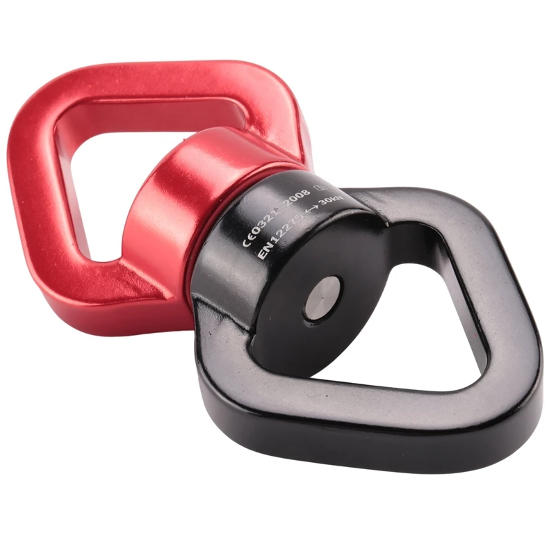 Açık Evrensel Tekerlek Dönme Bağlayıcı 360 Derece Dönen Mil 3000 Kg Çekme Kuvveti Tırmanma Hava Yoga Hamak Rotasyon Ri