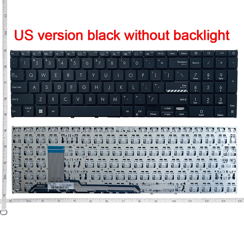 Imagem -05 - Teclado do Portátil com sem Retroiluminação para Asus Vivobook 17 X1702 X1702z X1702za X1703 X1703za