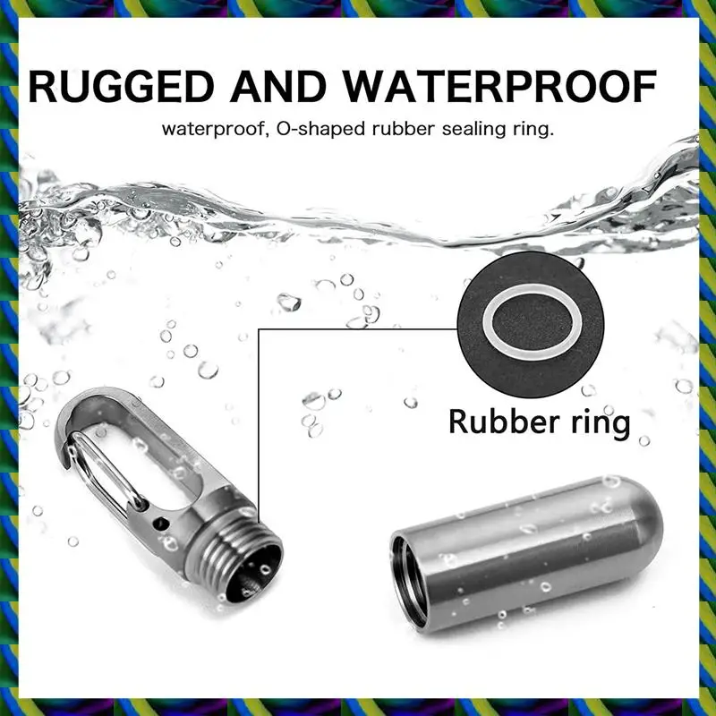 يوميا 2X جيب صغير حبة مربع المفاتيح، المحمولة حبة حالة الفولاذ المقاوم للصدأ السفر حبة الحاويات المفاتيح حامل حبوب منع الحمل