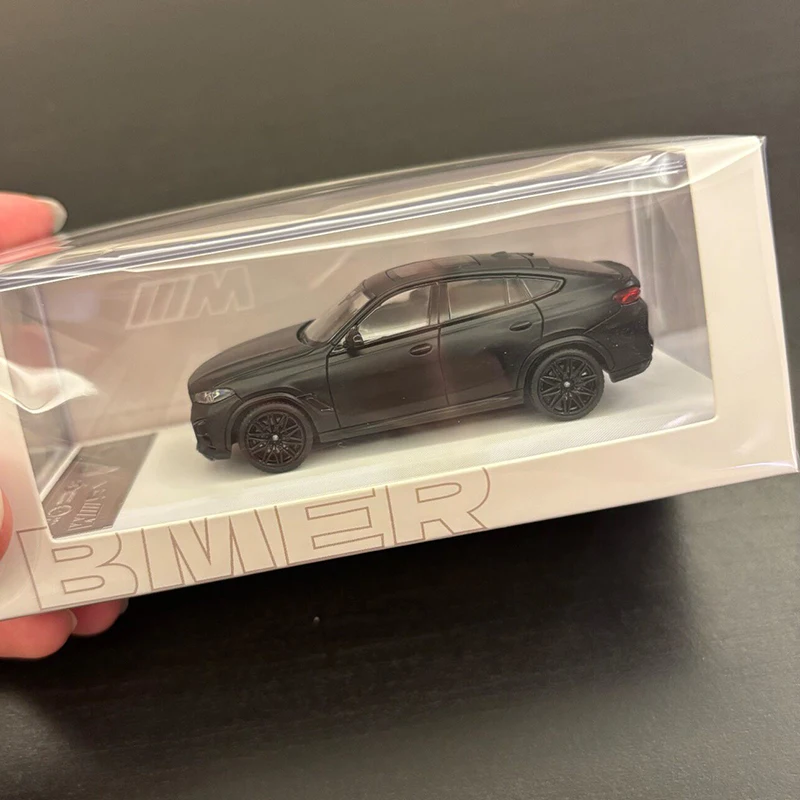BMER Diecast 1:64 BMW X6M Alloy Car Model BMW Play Vehicles Collectible Model Cars Toys for Boys Gift view 3