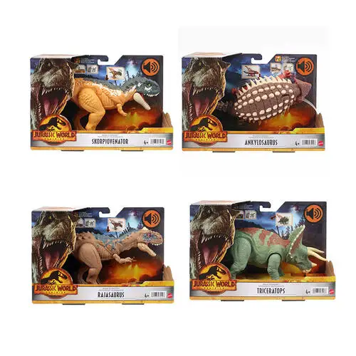 JURASSIC WORLD DOMINION ICHTHYOVENATOR JURASSIC WORLD figure DINOSAUR WILD ROAR MIX MATTEL JURASSIC WORLD DINOSAUR ALLOSAURUS with sound