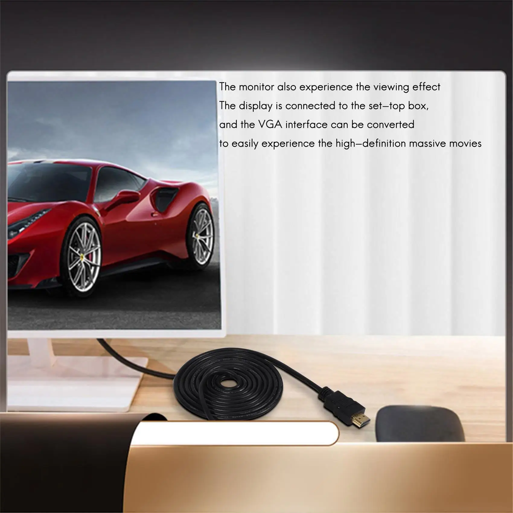 

N35R-HDTV Gold Male to VGA HD-15 Male 15-контактный адаптерный кабель 6 футов 1,8 м 1080P