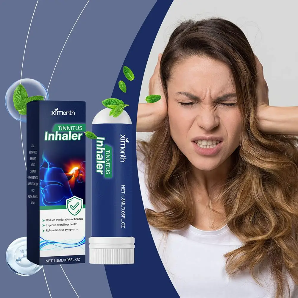 Instant Tinnitus Relief Nasal Inhalers Treatment Relieve Hard Ear Hearing Itching Care Earache Treatment 1pc Tinnitu Z9e9