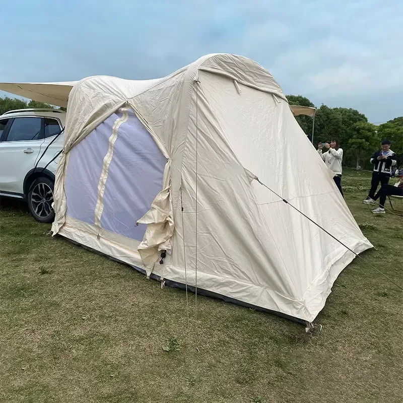 Custom SUV Inflatable Quick Setup Tailgate Tent, Thick Cotton Fabric Auto Extension Tent for Outdoor Self-driving Camping