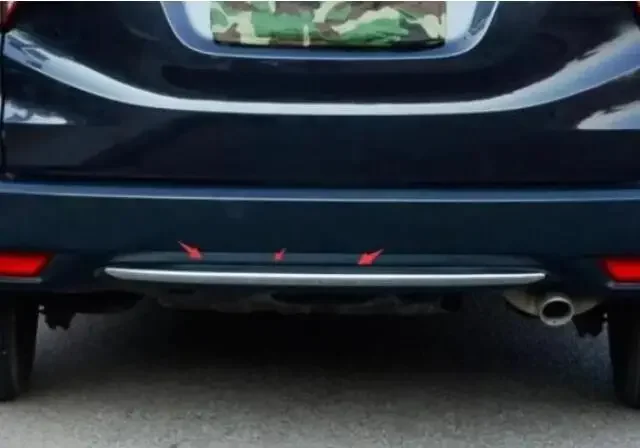 

For Honda HRV HR-V Vezel 2014 2015 2016 2017 2018 ABS Chrome External Front And Rear Bumper Grill Cover Trims Decoration