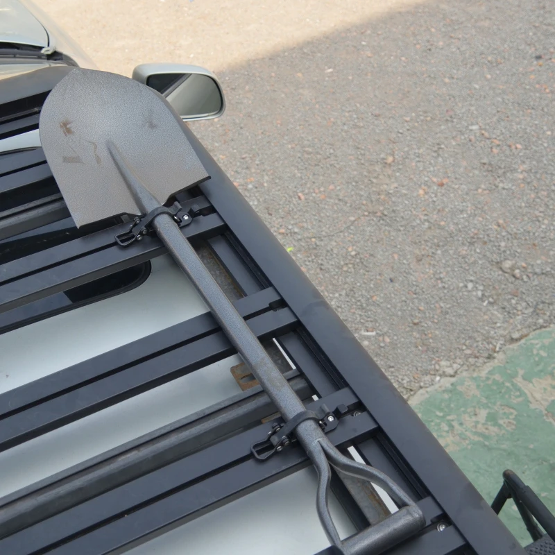 

Roof platform general accessories engineer shovel mounting bracket folding hook platform handle