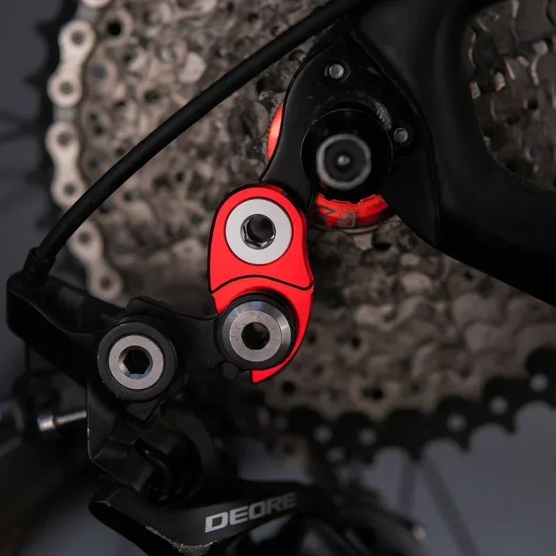MTB Bike Road Bicycle Rear Derailleur Hanger Extension Speed Change Frame Gear Tail Hook Extender 40-56T Large Tooth Flywheel