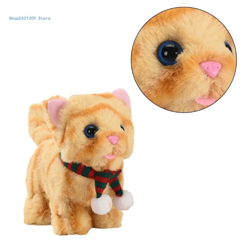 Peluche peluche, lindo juguete eléctrico para mover cola, para niños, fiestas temáticas, regalo