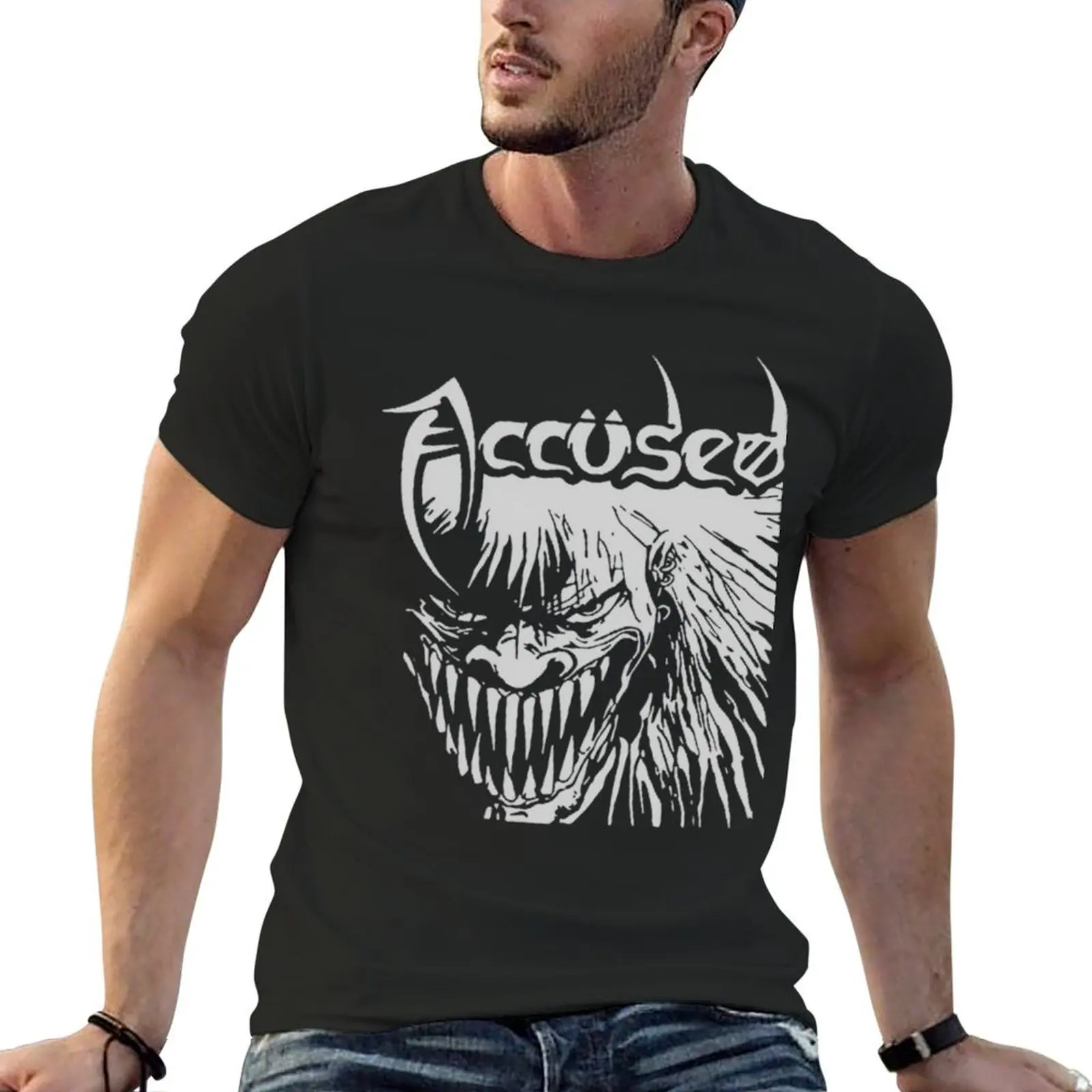 Accused Metal Zone The Accused Group Show T-Shirt sports fans summer top mens clothing