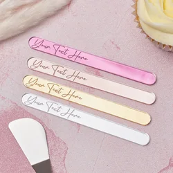 Personalized Popsicle Cakesicle Sticks Custom Acrylic Reusable Cakesticks for Wedding Baking Birthday Baby Shower Decoration