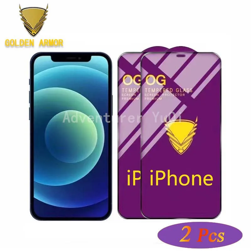 2PCS Tempered Glass…