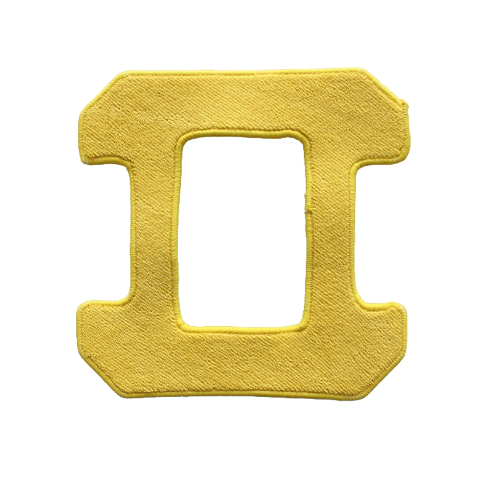 Janela Cleaner Vidro Lavadora Pano, Aspirador Acessórios, Esfregões Amarelos, Molhado Limpar Panos para Robô 268, 5Pcs