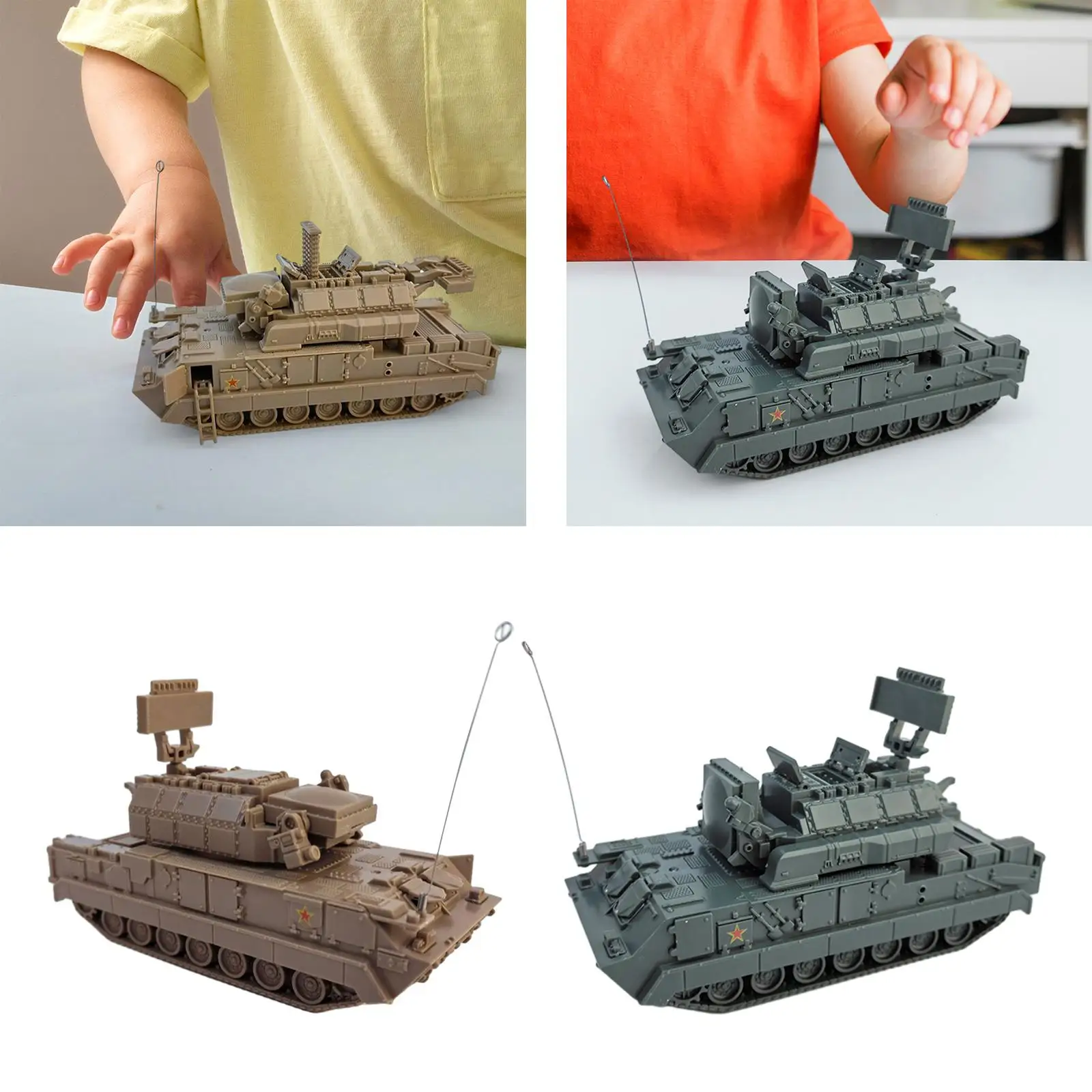 1/72 Vehicle Model Building Kits for Children Boys Kids Micro Landscape