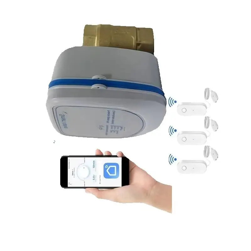 Tuya APP Control Battery Powered WIFI Smart Valve - Automatic Shut-off for Home Water Safety