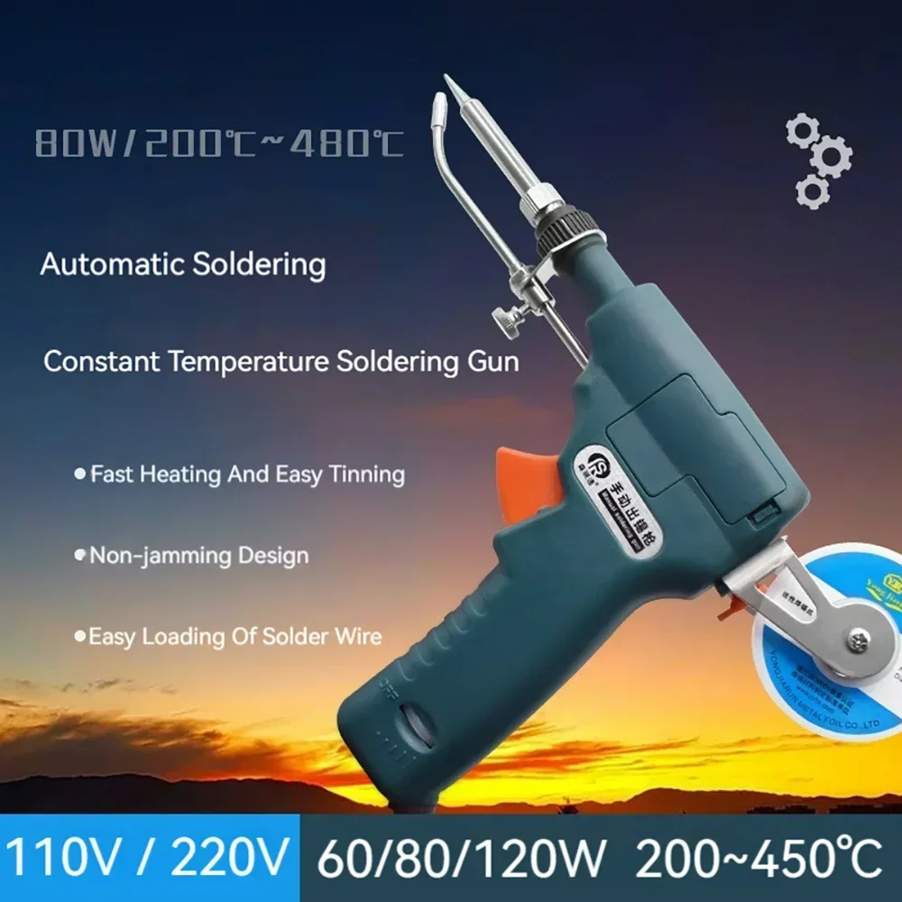 

60W/80W/120W Electric Soldering Iron Constant Temperature / Adjustable Temperature Electronic Welding Repair Tools Tin Welder