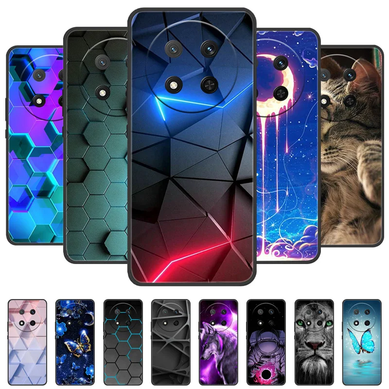 For Honor X9c 5G Case HonorX9C Luxury Painted Phone Silicon Back Cover For HonorX9c X 9c Cases Protective Shell Honor X9c 6.78