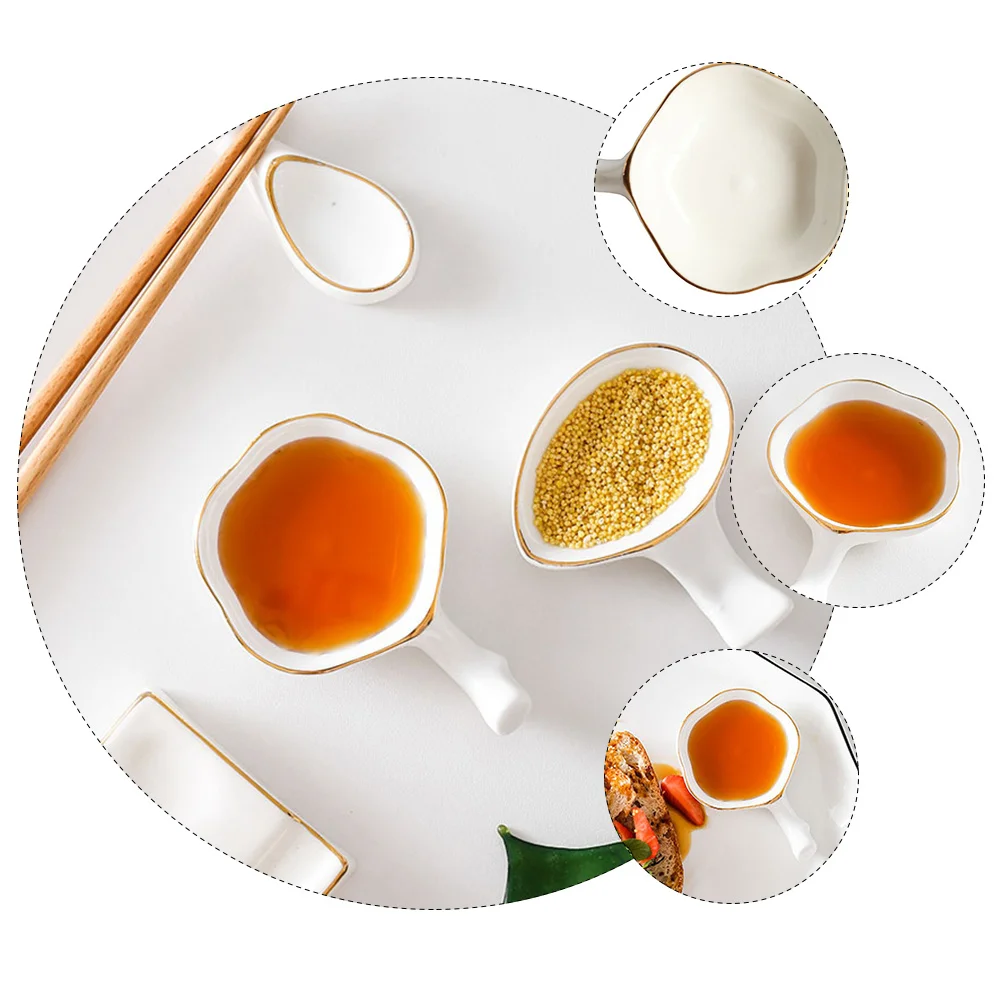 

2Pcs Plum Blossom Ceramic Chopsticks Rest Holder Creative Dual Use Chopstick Saucer Table Decoration Dining Accessory