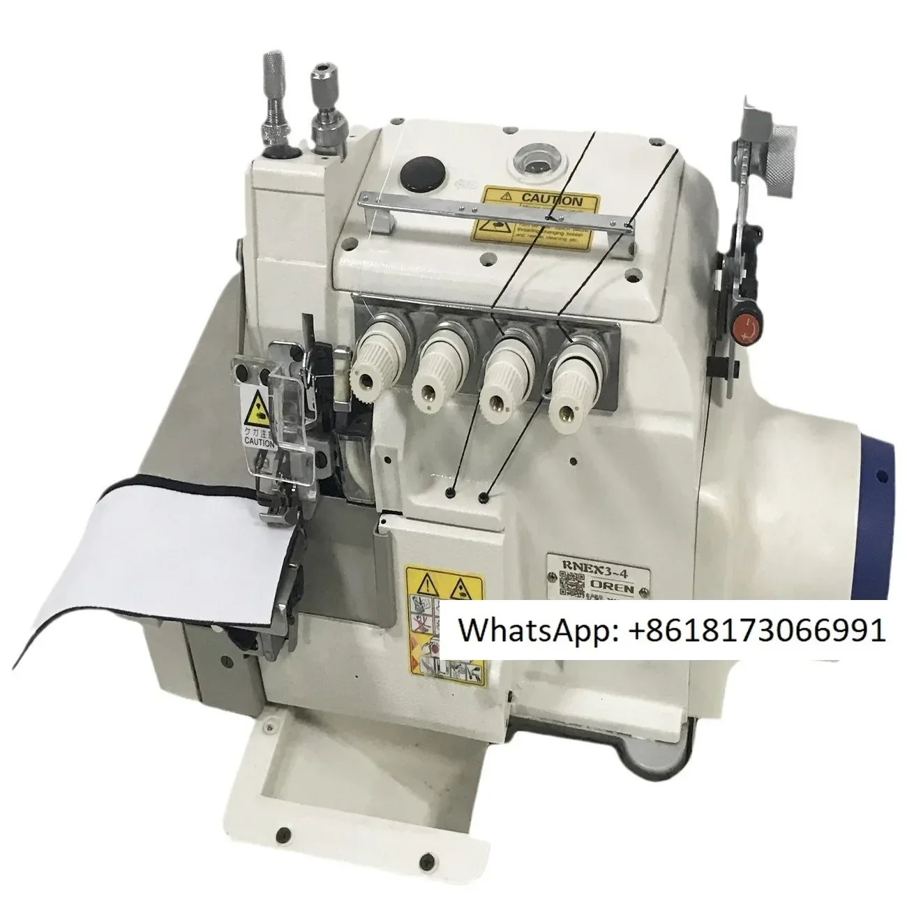 Thick material lock edge luminous mouse pad lock edge equipment up and down feeding edge wrapping machine RNEX3-4