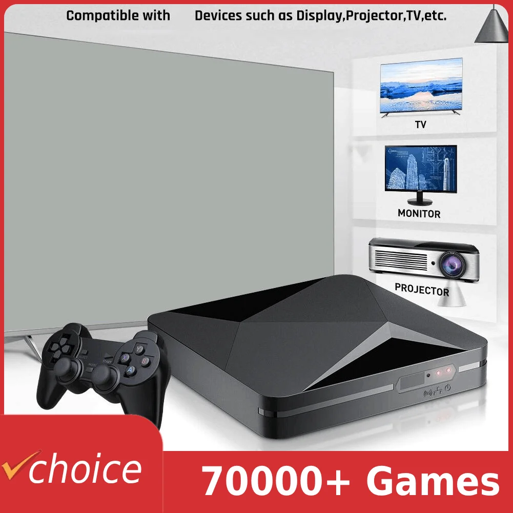 

Игровая приставка X2 Pro Retro TV Box: более 70 000 игр и более 50 эмуляторов, две системы в одной, выход 4K Ultra HD