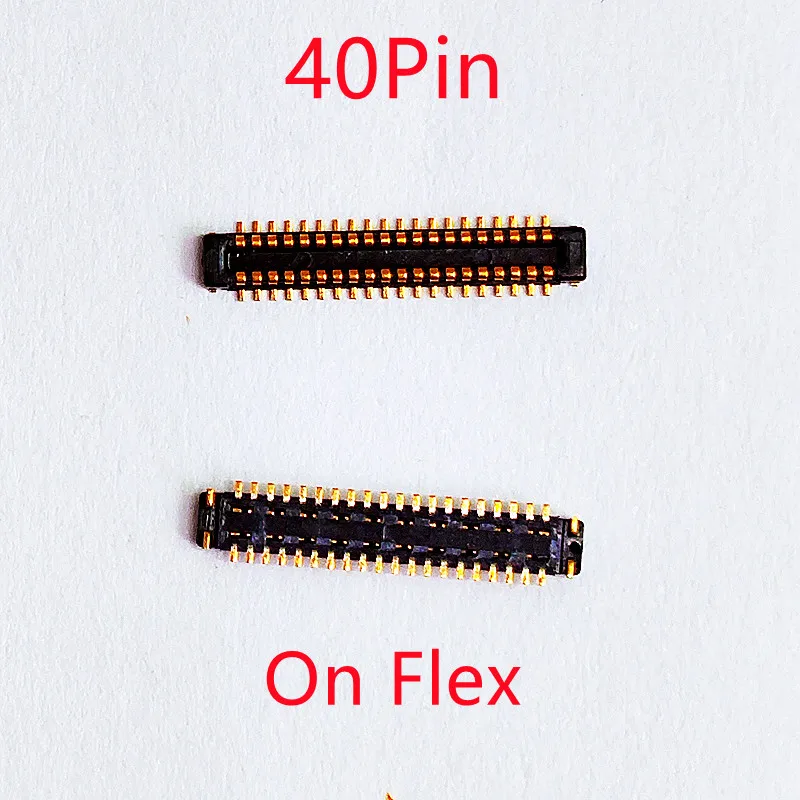 10 pz 40pin Display LCD connettore FPC a bordo schermo Flex Plug Port per Samsung Galaxy A10S A107 A20S A207 G6200 A6S A22 5G