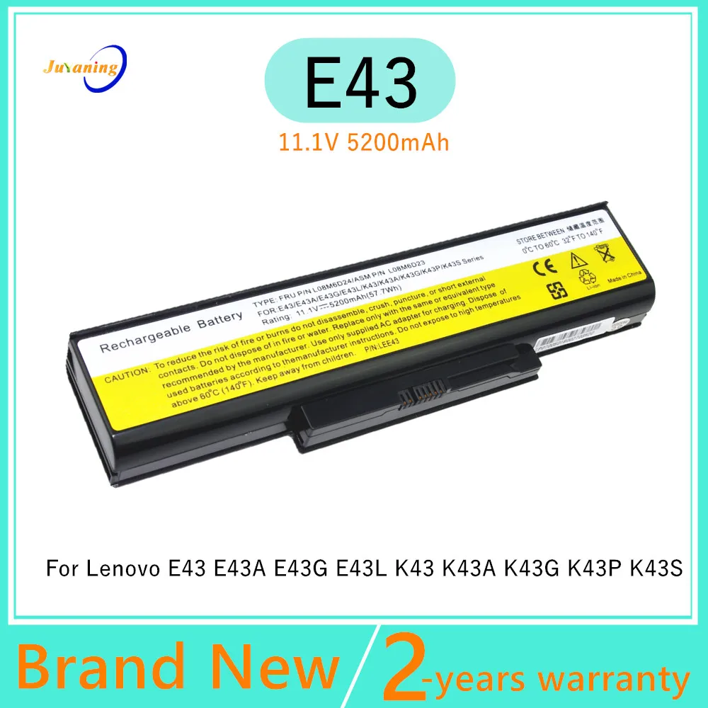 

New Laptop battery for Lenovo IBM L08M6D23 L08M6D24 E43 E43A E43G E43L K43 K43A K43G K43P K43S notebook batteries