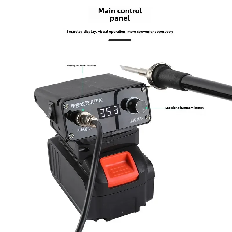 Portable and Rechargeable Soldering Iron with Adjustable Temperature for Home Use and DIY