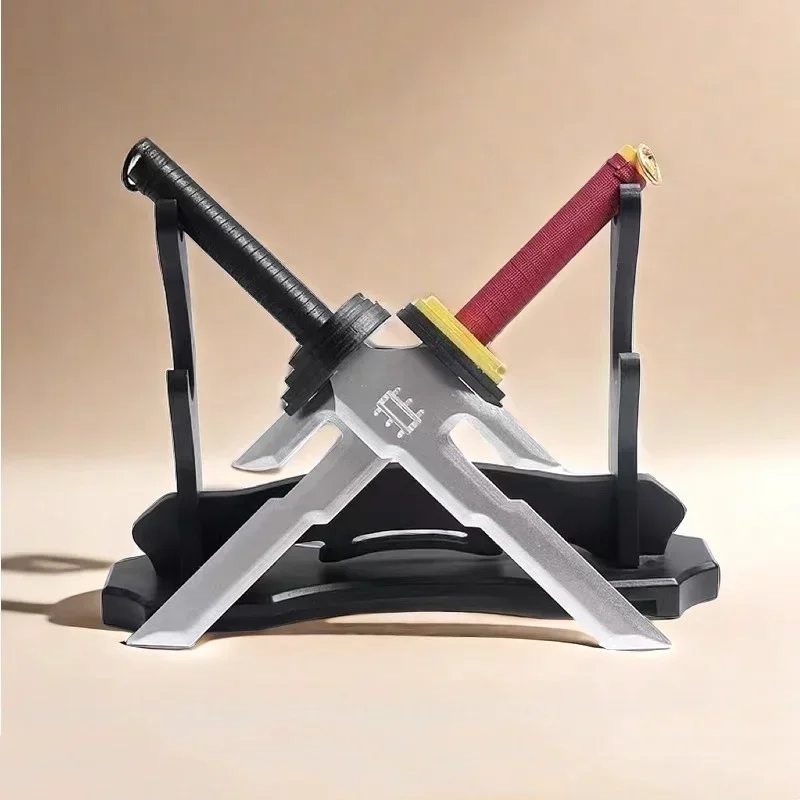 ดาบคาตานะอนิเมะจูจุสึไคเซ็นขนาด 46 ซม. ของสะสมดาบไม้รูปทรงหอกกลับหัว ดาบเทพเจ้า ของเล่นคอสเพลย์ อาวุธจำลอง ของขวัญสำหรับเด็กผู้ชาย