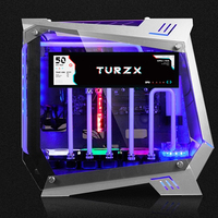 8.8 Inch IPS Type-C Secondary Screen Case CPU GPU RAM Computer Monitor 1920*480 PC Temperature Display with 32G Card for PC Case