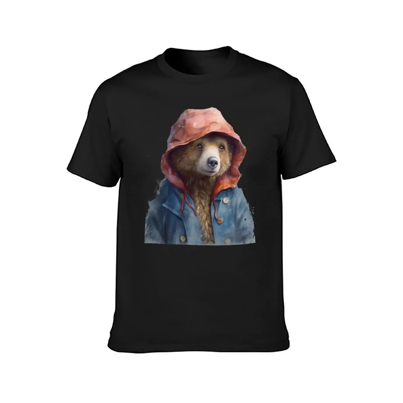 Paddington Bear Watercolour T-Shirt for a boy graphic shirts anime tshirt vintage anime shirt mens graphic t-shirts funny