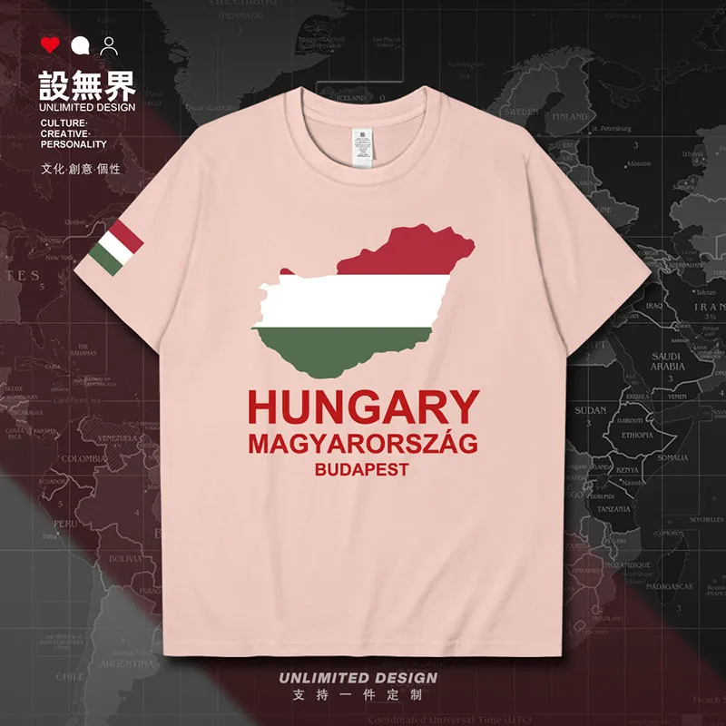 Hungary Hungarian HUN Map mens t shirt streetwear sports clothing printed gyms meeting t shirt for men fashion clothes summer