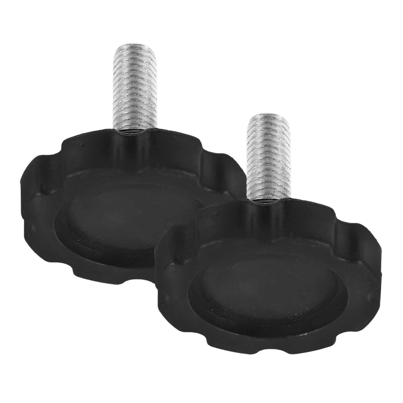 

2pcs Black Foot Screws for Umbrella Base Durable Patio Parasol Parts Heavy Duty Stand Outdoor Furniture Compatibility