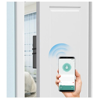 【Electronic-Accessories】2X Smart Tuya App IC Card Lock For Wooden Door Bluetooth Lock Electronic Door Lock No Drill