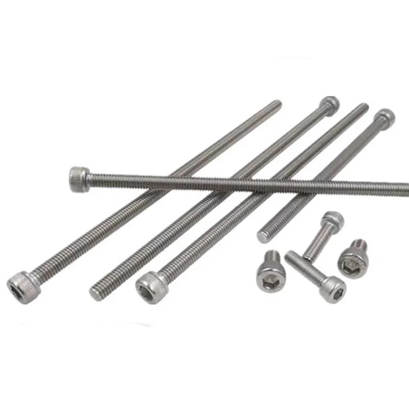 M3 M4 M5 M6 M7 M8 M9 M10 A2 Stainless Steel DIN912 Hexagon Hex Socket Cap Allen Head Bolt Screw