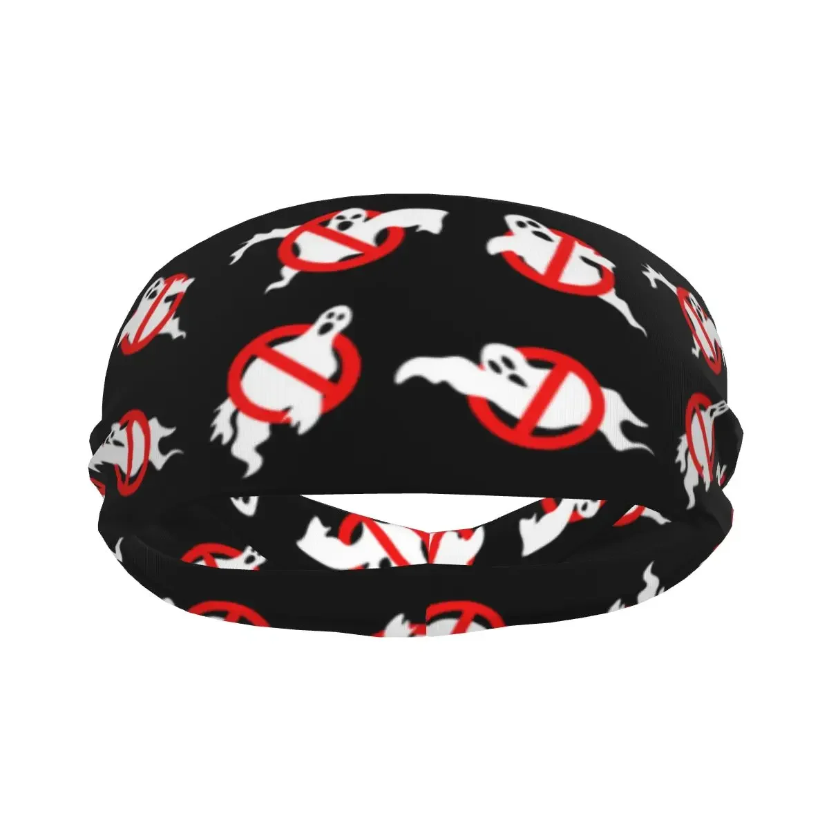 Custom A Set Of Ghosts Sport Headbands for Women Men Stretchy Moisture Wicking Gym Sweatband