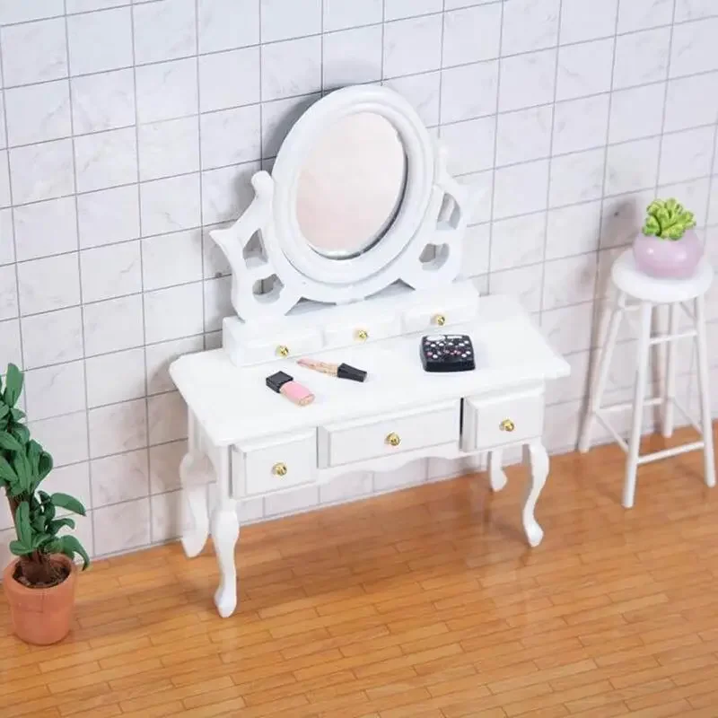 1PCS Dressing Table 1:12 Dollhouse Minatures Model  Accessories