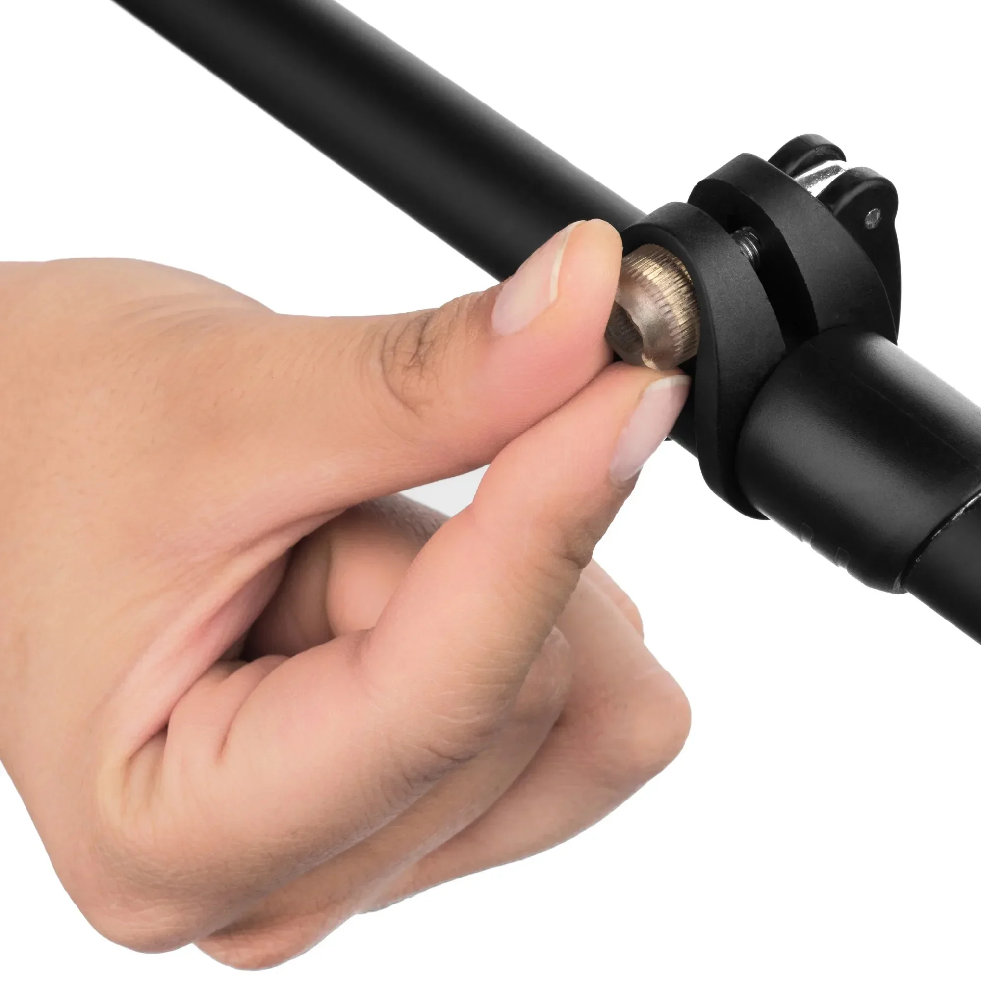 أقطاب الرحلات ذات القفل السريع القابلة للتعديل من الألومنيوم مع قبضة الفلين، 2 أقطاب للمشي لمسافات طويلة