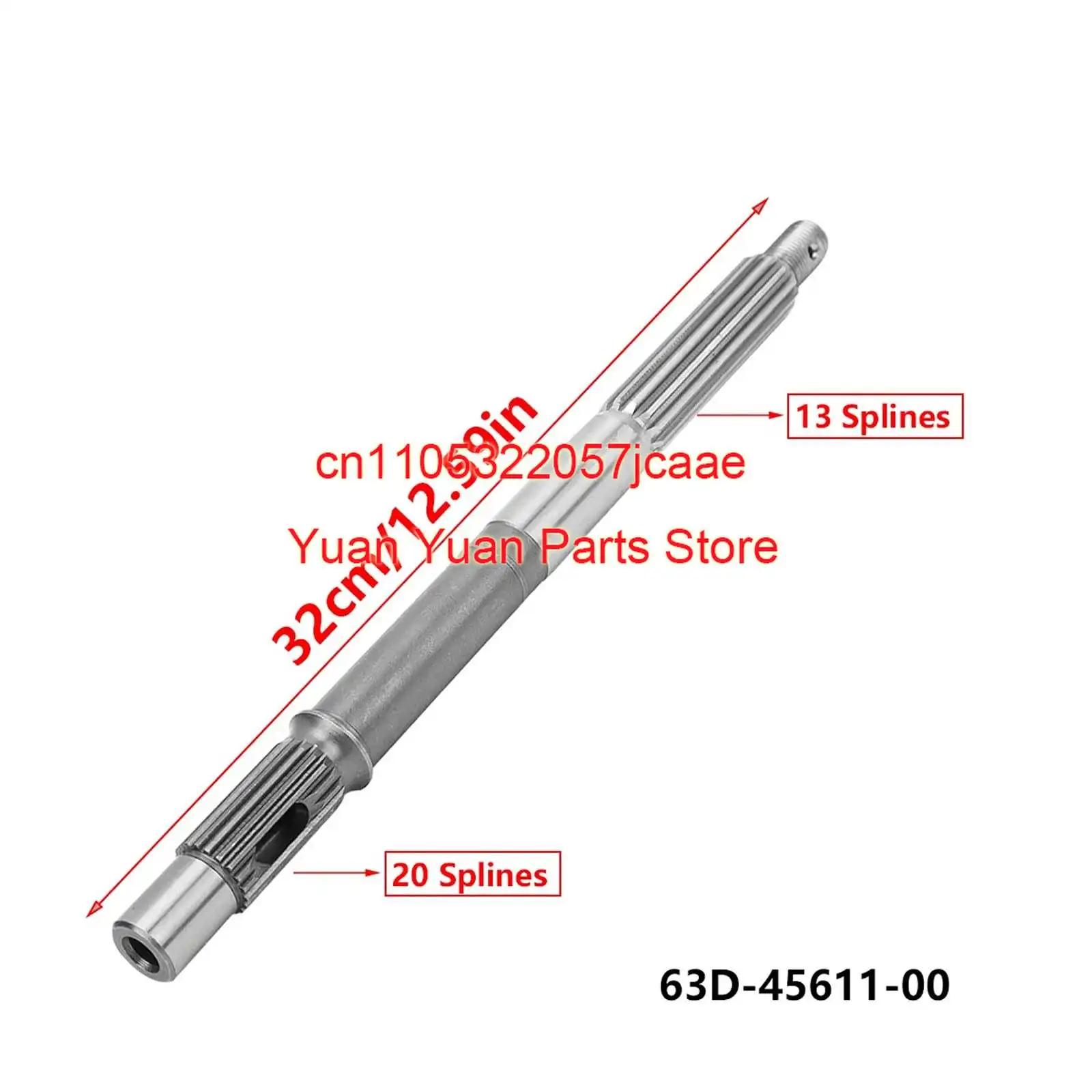 

Вал пропеллера 63D-45611-00 для 4-тактного подвесного двигателя Yamaha 30HP 40HP 50HP 60HP