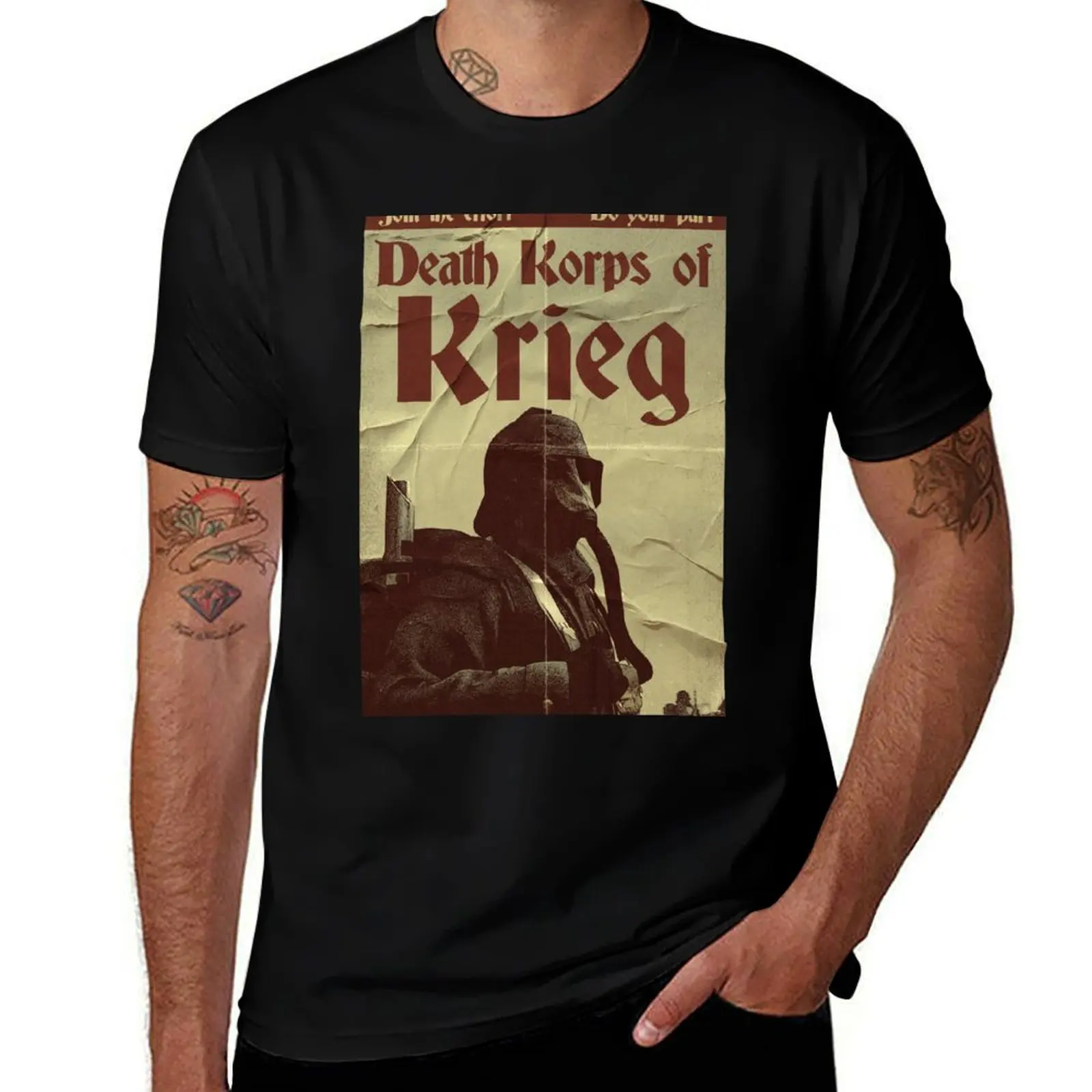 Death Korps recruitment poster T-Shirt g man t shirts for men T-Shirt