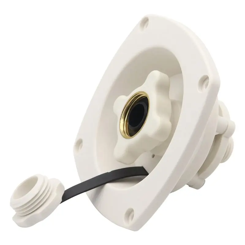 Ac29-RV City For Boat Water Fill Inlet Built-In Check Valve For Gravity Water Inlet Dish Marine Caravans