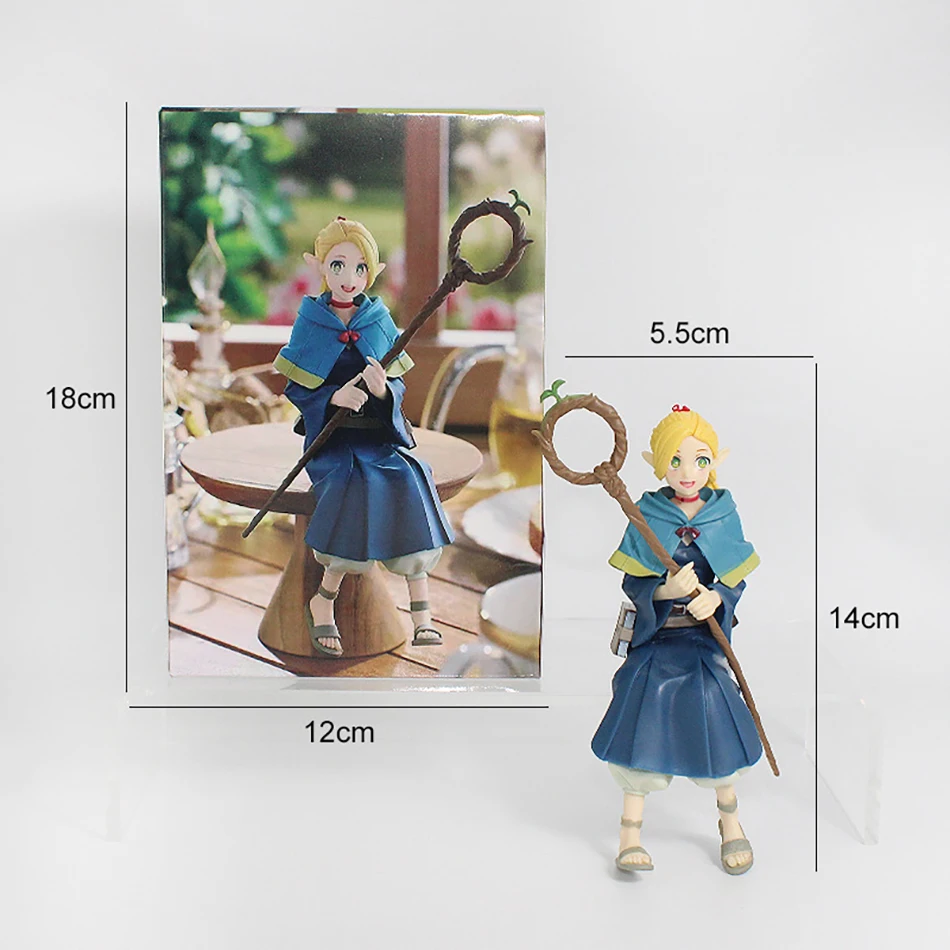 Anime Dungeon Meshi Marcille Donato Figur Stehend Delicious in Dungeon Marcille Donato Action Figur Modell Dekor Puppe Spielzeug Geschenk