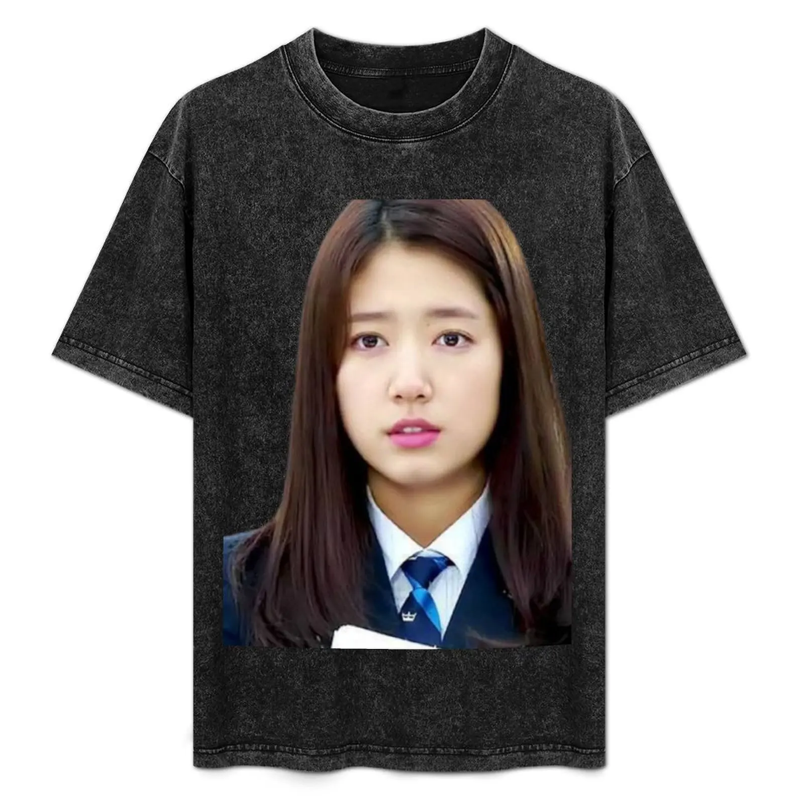 

Park shin Hye T-Shirt Classic Basic Casual T-Shirt