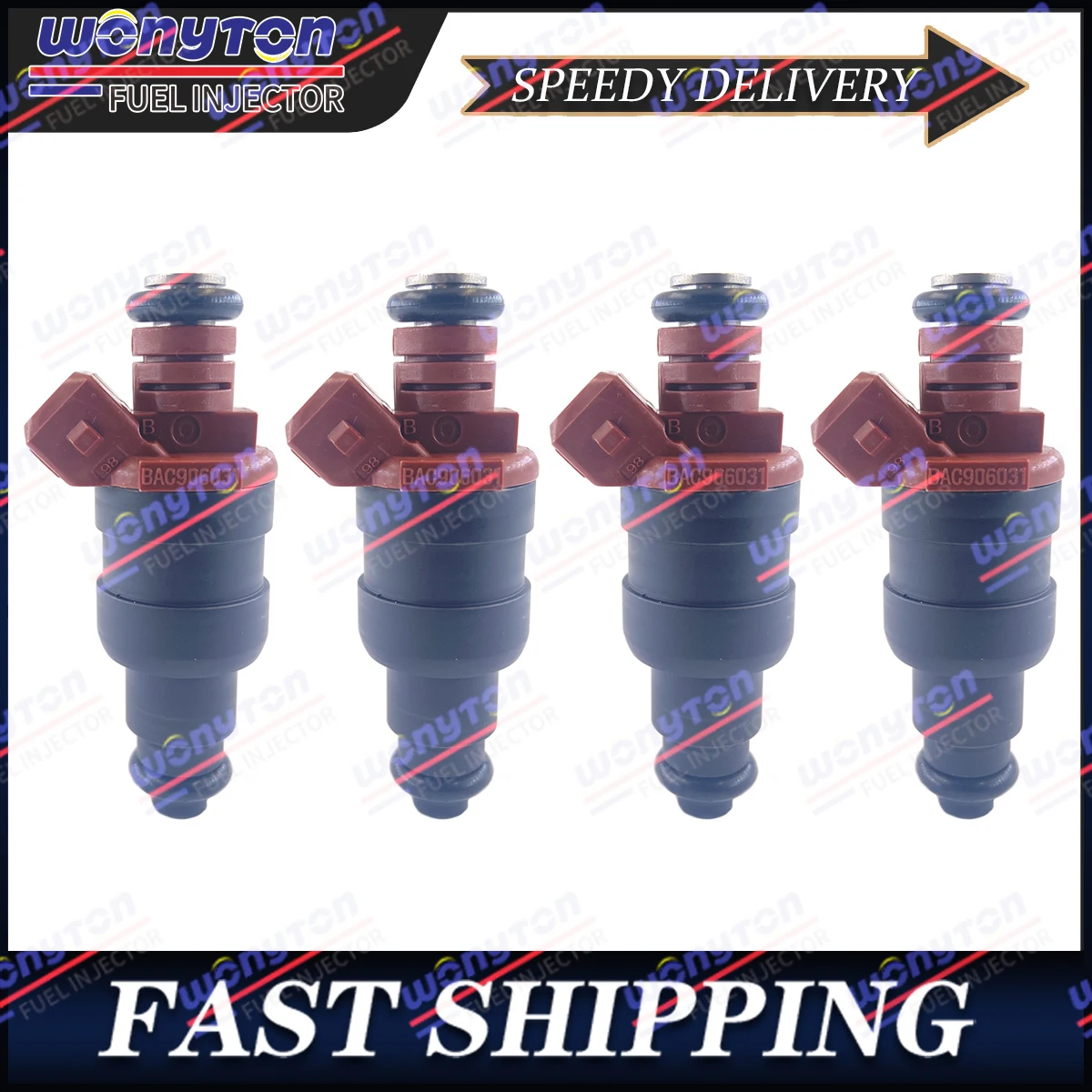 4PCS High Performance Fuel Injector For V W GOLF JETTA 2.0L BAC906031