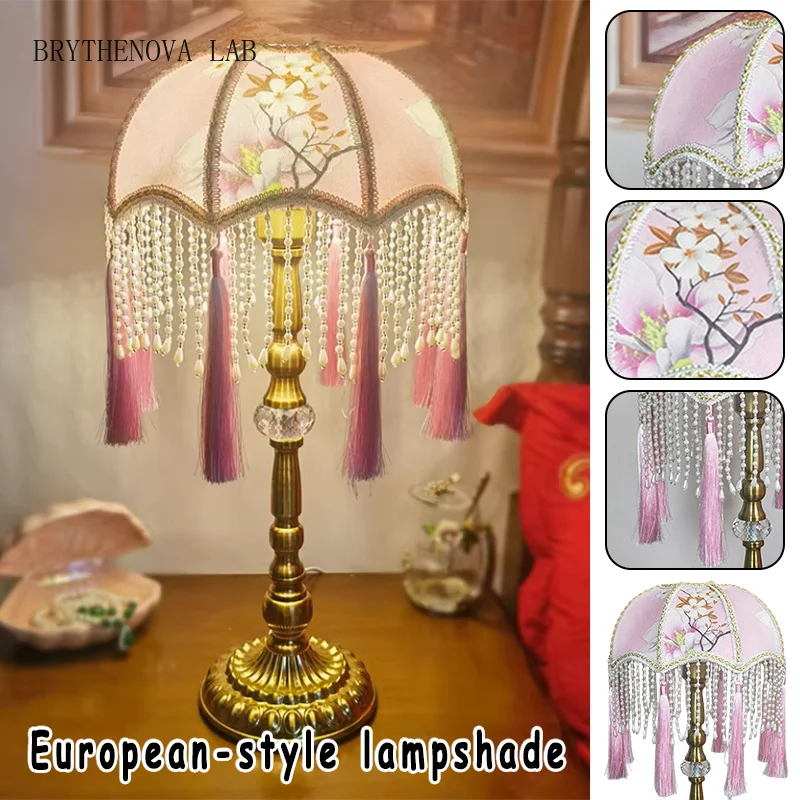 paralume-artistico-in-tessuto-flanella-retro-lussuoso-stile-pastorale-e27-per-lampada-da-tavolo-comodino-camera-da-letto-decorazione-per-hotel-e-casa-con-nappe